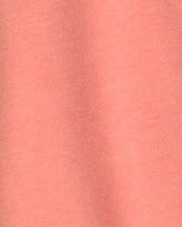 Kid French Terry Zip-Up Hoodie - Orange