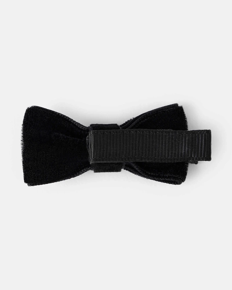 Baby Girl 3-Piece Plaid Bow Hair Tie & Clips