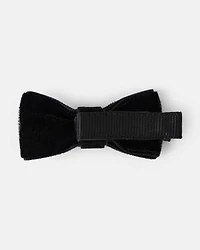 Baby Girl 3-Piece Plaid Bow Hair Tie & Clips