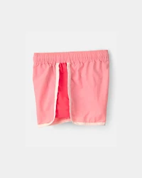 Toddler Girl Colourblock Active Shorts - Pink