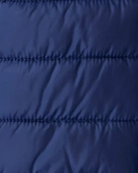 Toddler Hooded Puffer Jacket - Navy Blue