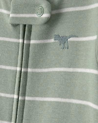 Toddler 2-Pack Dinosaur Snug Fit 1-Piece Pyjama Set - Green/Cream