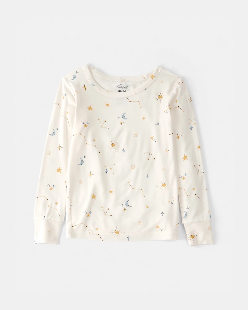 Toddler Constellation PurelySoft 2-Piece Pyjama Set - Cream