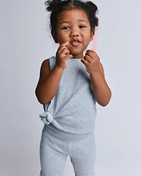 Toddler Girl Brooklyn Bike Shorts - Heather Grey