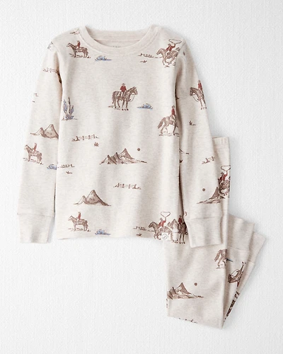 Toddler 2-Piece Organic Cotton Pajamas Western Rodeo