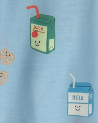 Toddler Boy Juice Box Short-Sleeve 2-Piece Pyjama Set