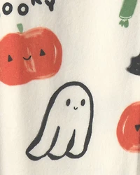 Baby 1-Piece Halloween Snug Fit Footed Pyjama - Cream