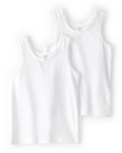 Girls 2-Pack Cotton Tanks