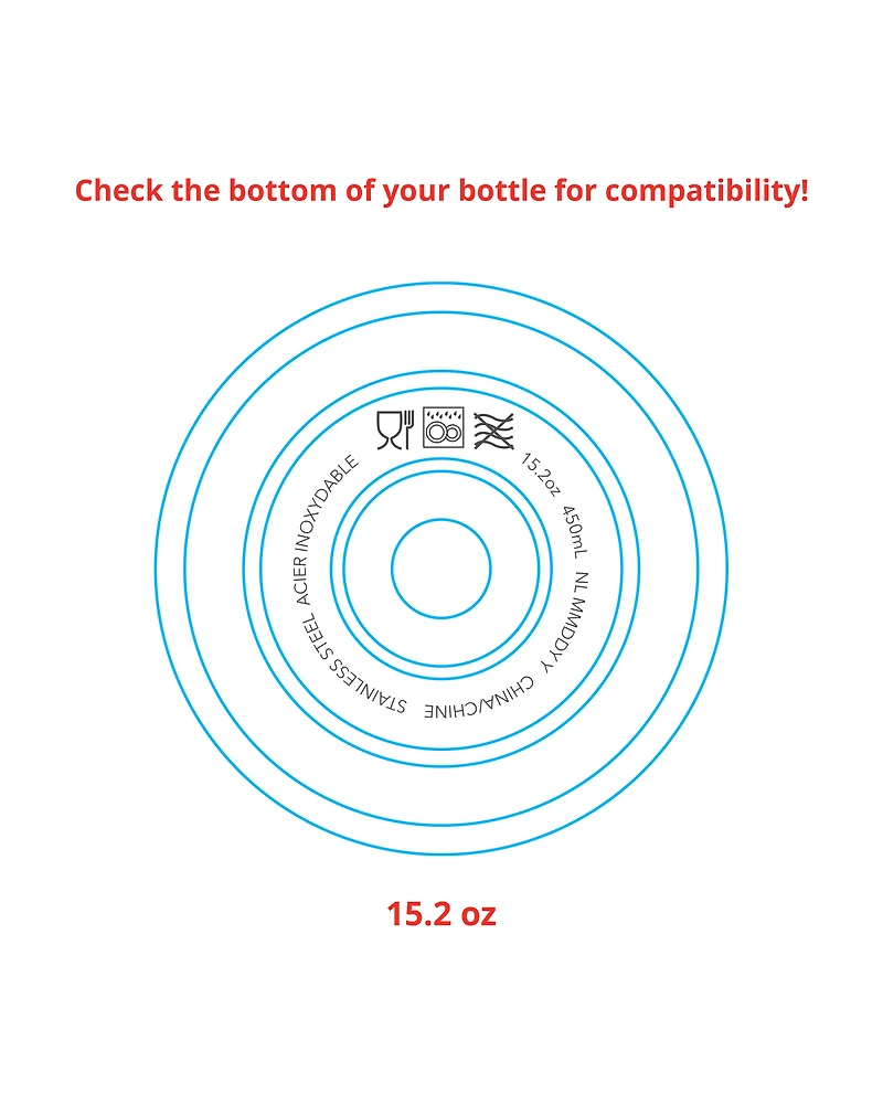 Wander Straw Bottle Extra Straws - 2-Pack