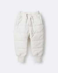 Toddler Ski Jogger Pant - Cream