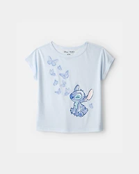 Girls 2-Piece Disney© Lilo & Stitch Short-Sleeve Pyjama Set - Blue