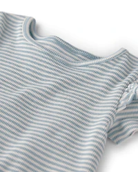 Baby Girl 3-Pack Organic Cotton Flutter Bodysuits