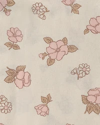 Baby 4-Pack Flowers Receiving Blankets - Pink/Ivory