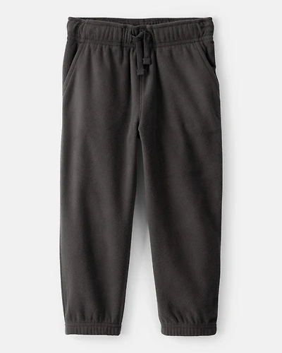 Toddler Boy Fleece Joggers - Black