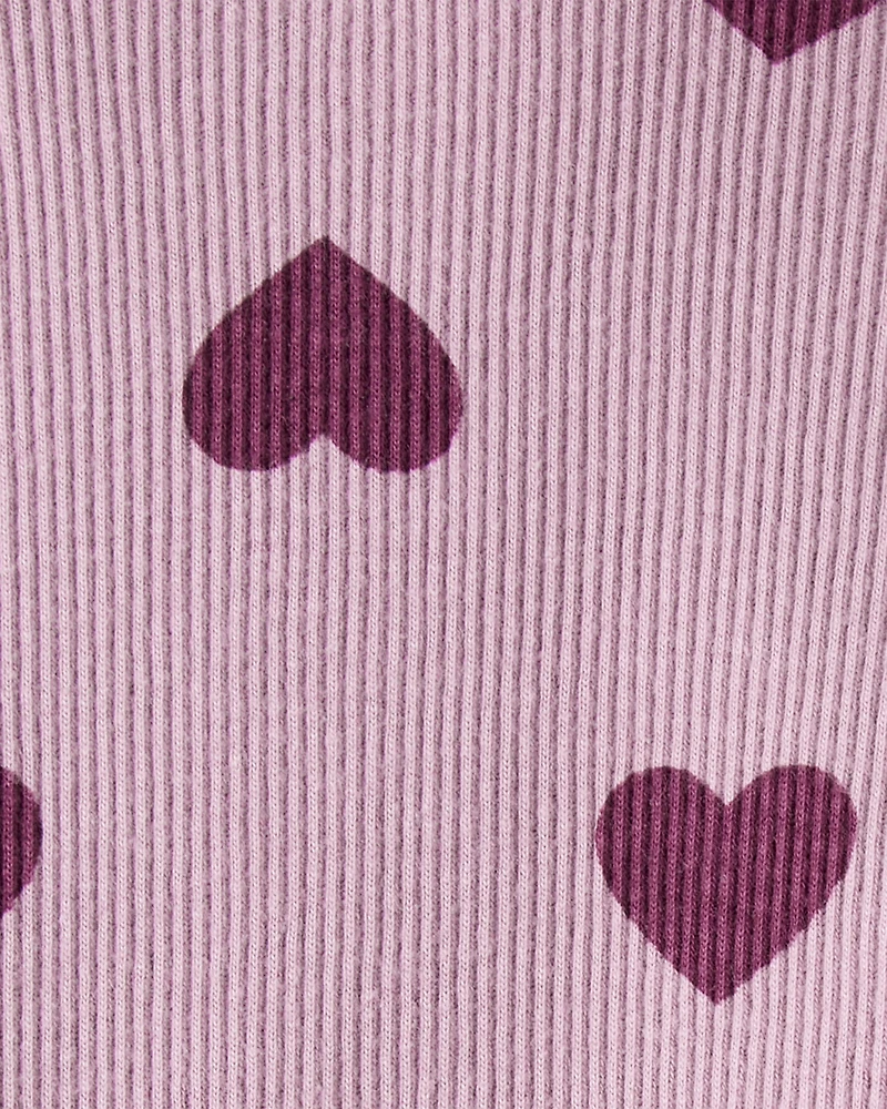 Baby Girl Sherpa Quarterzip & Legging Set - Purple