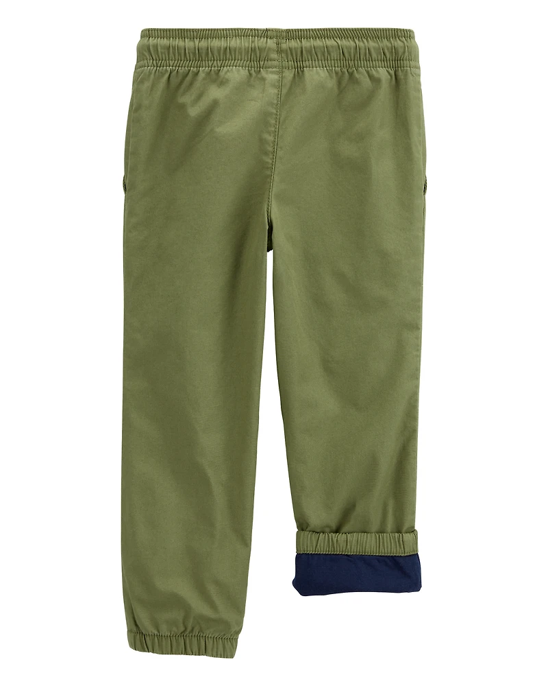 Baby Pull-On Poplin Pants