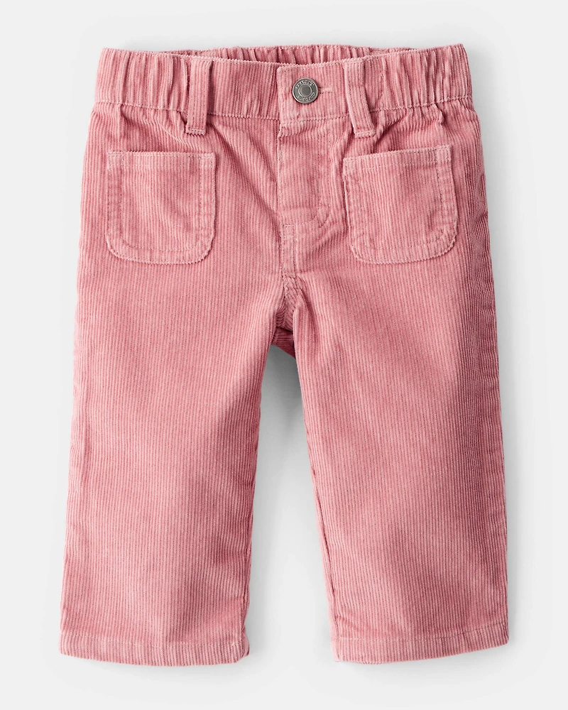 Baby Girl 2-Piece Floral Sweater & Pant Set - Cream