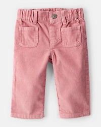 Baby Girl 2-Piece Floral Sweater & Pant Set - Cream