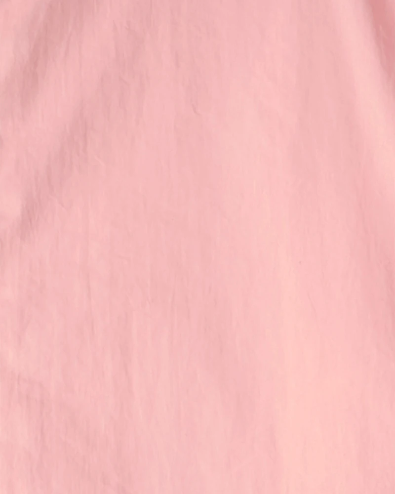 Girls Mid Weight Peplum Jacket - Pink