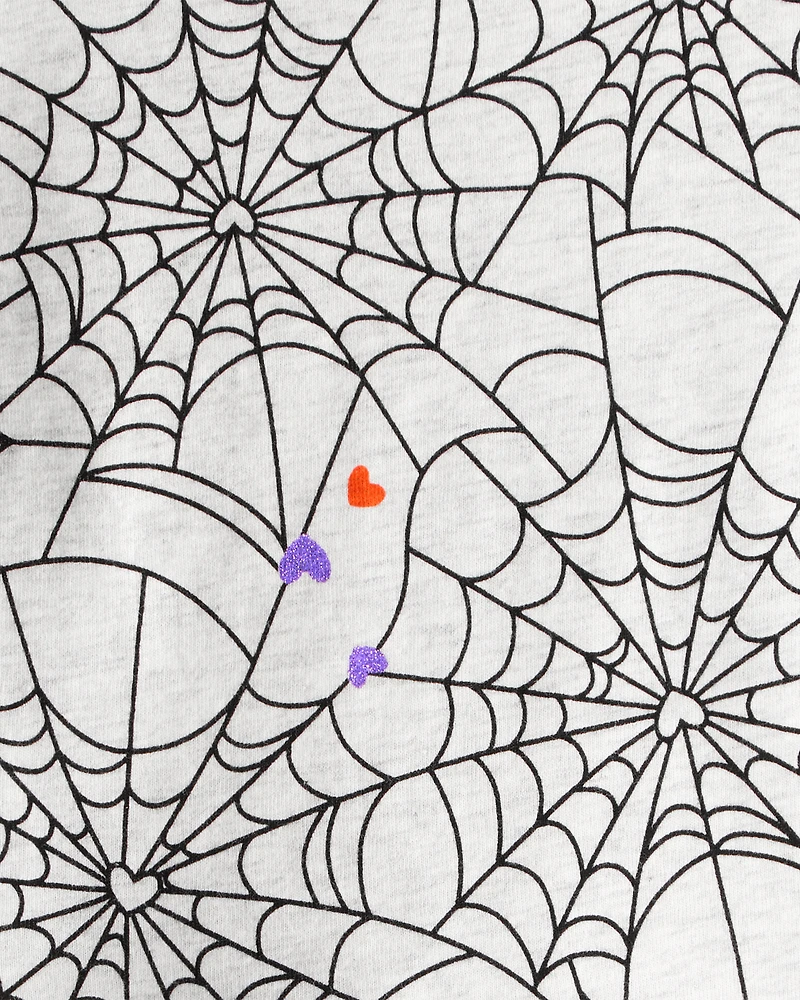 Baby Halloween Spiderwebs Long-Sleeve Tee