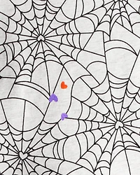 Baby Halloween Spiderwebs Long-Sleeve Tee