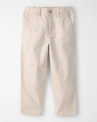 Toddler Boy Linen Pants Made with Organic Cotton