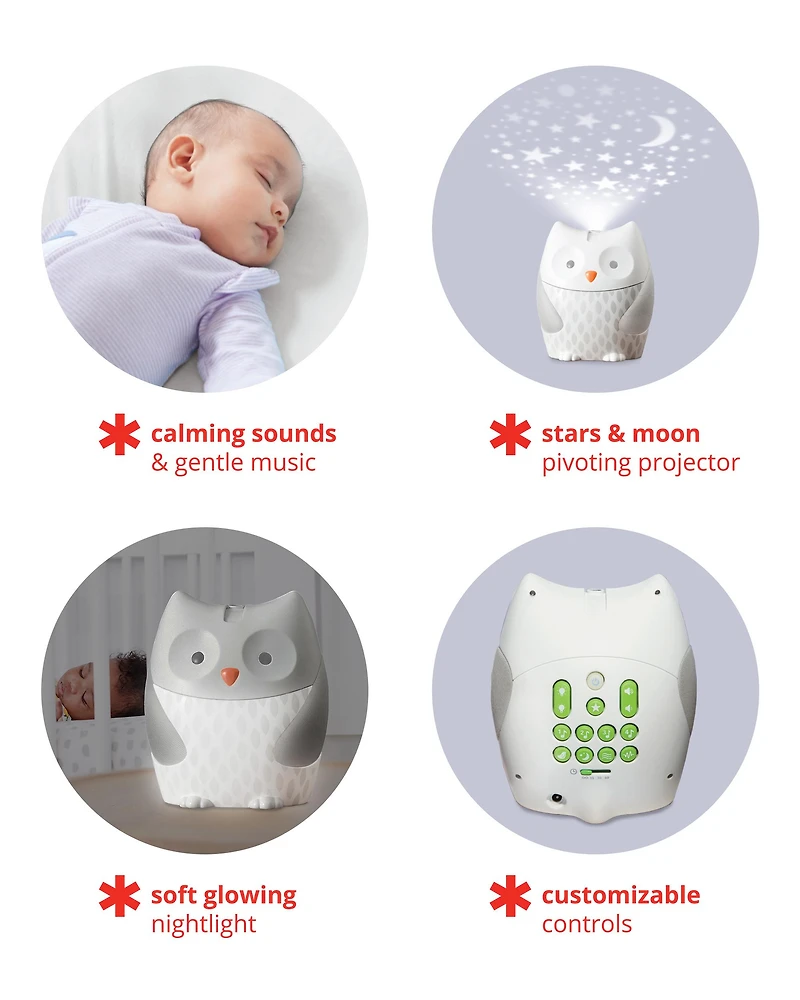 Baby Moonlight & Melodies Nightlight Soother Owl