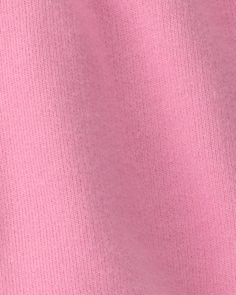 Baby Girl French Terry Shorts - Pink