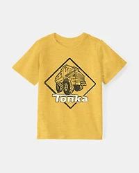 Toddler Tonka Truck Short-Sleeve Graphic Tee - Gold