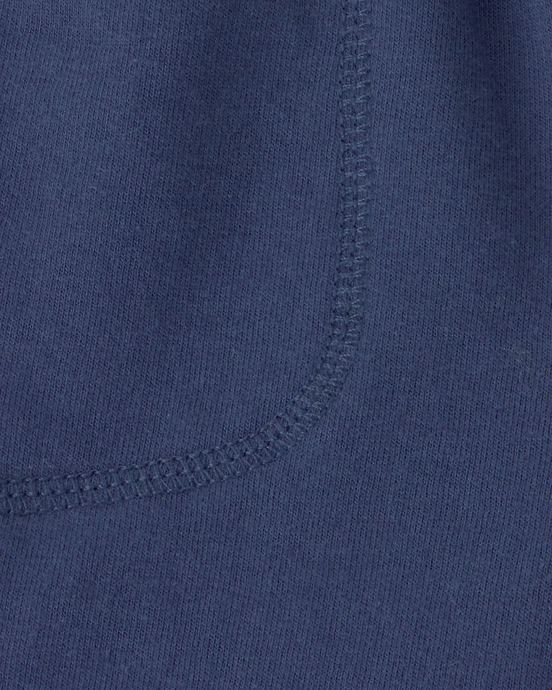 Baby Boy French Terry Shorts - Blue