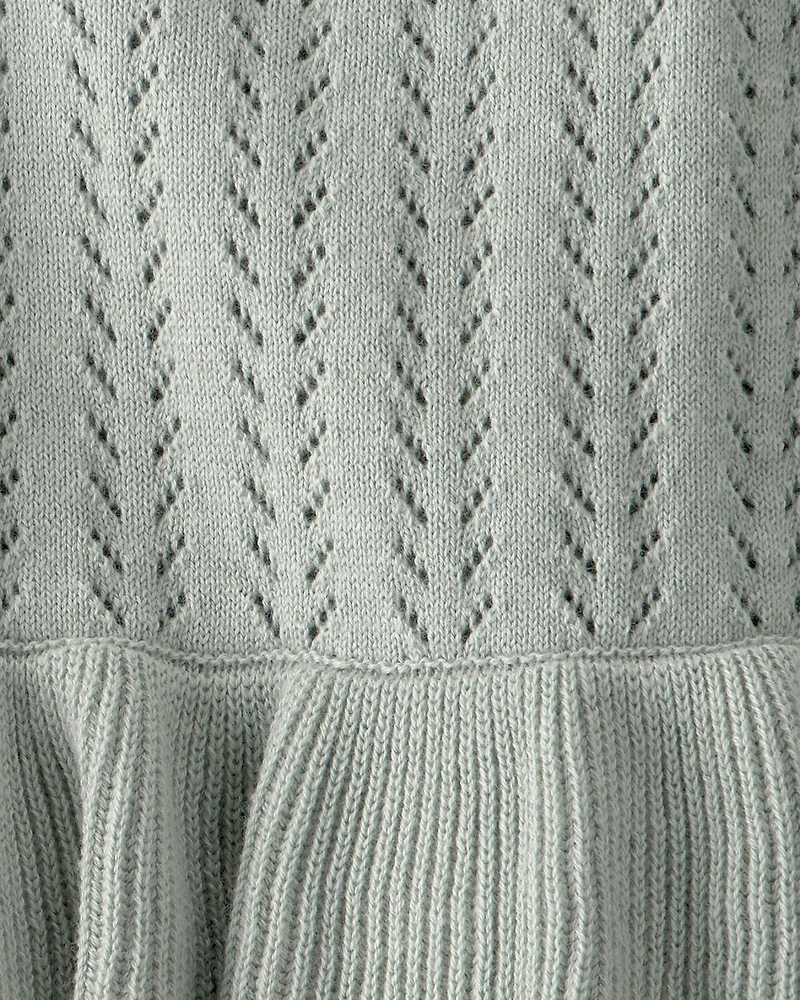 Baby Girl Organic Cotton Bubble Green