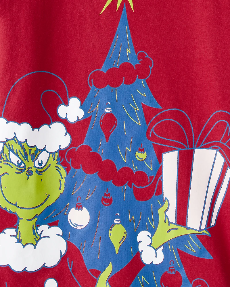 Kid Dr. Seuss™ The Grinch Long-Sleeve Graphic Tee - Red