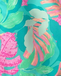 Boys Tropical Swim Trunks - Teal