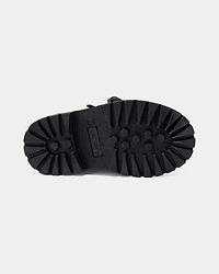 Toddler Girl Bow Ankle Boots - Black