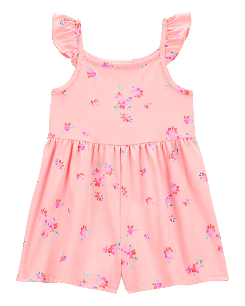 Toddler Floral Print Romper