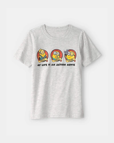 Kids Despicable Me Minions Graphic Tee - Grey