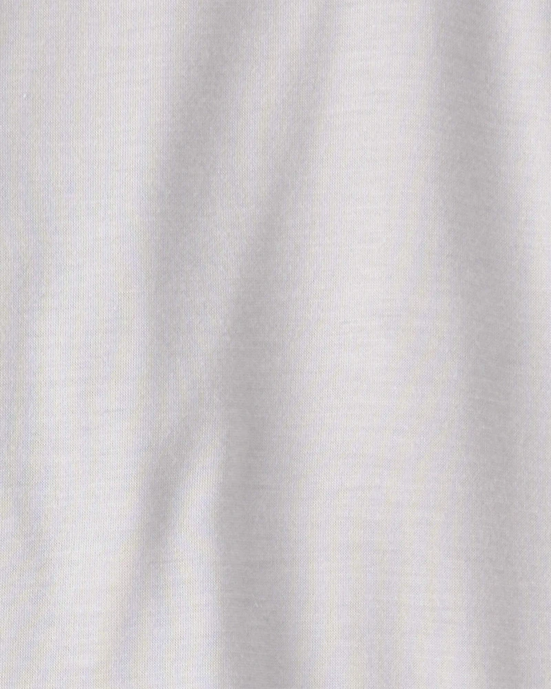 Boys Gaming Solid Loose Fit 2-Piece Pyjama Set - Grey/Blue