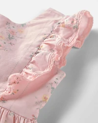 Baby Girl Ruffle Dress Made with Organic Cotton