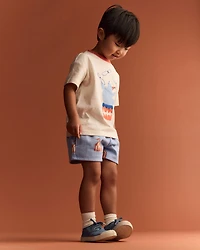 Toddler Juggling Relaxed Graphic Tee - Cream