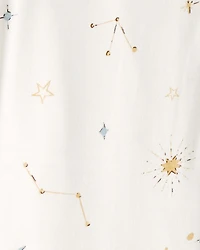 Baby Constellation PurelySoft 2-Way Zip 1-Piece Pyjama - Cream