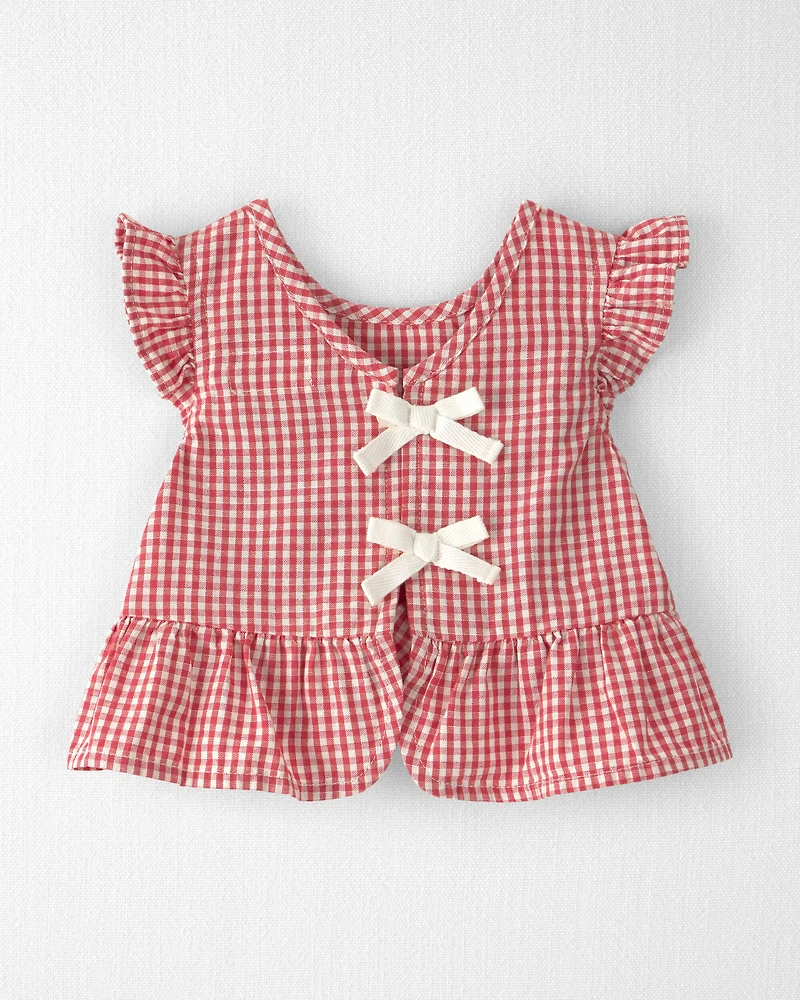 Baby Girl 3-Piece Gingham Set Made with Organic Cotton
