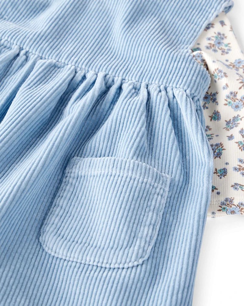 Baby Girl 2-Piece Organic Cotton Jumper Set