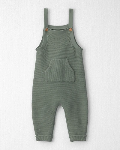 Baby Organic Cotton Sweater Knit Overalls