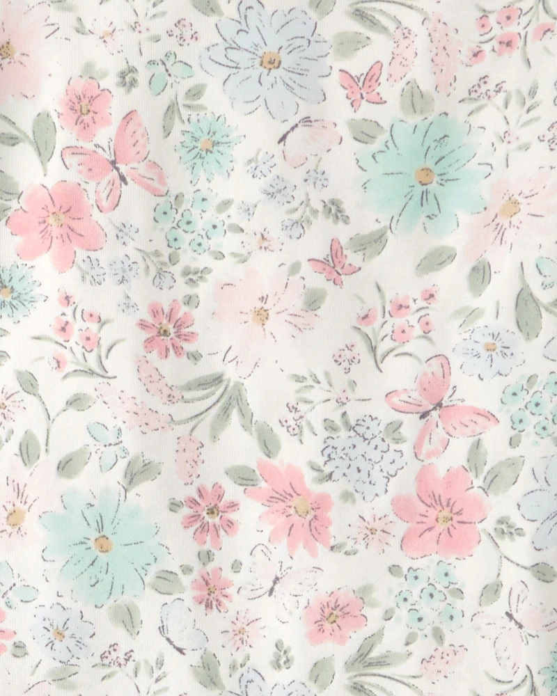 Girls Butterfly Garden PurelySoft 2-Piece Pyjama Set