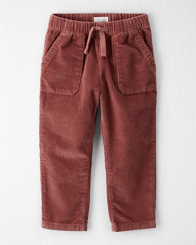 Toddler Organic Cotton Corduroy Drawstring Pants