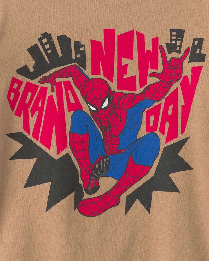 Boys Toddler Boy ©Marvel Spider-Man Graphic Tee - Tan