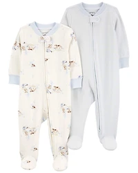 Baby 2-Pack 2-Way Zip Sleepers