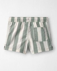 Toddler Boy Recycled Swim Trunks Stripes