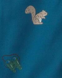 Toddler Boy Camp Short-Sleeve 2-Piece Pyjama Set