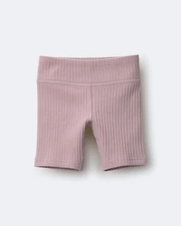 Toddler Girl Brooklyn Bike Shorts - Mauve